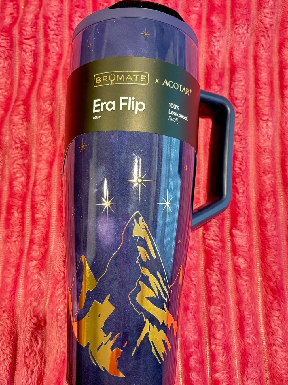 BrüMate x ACOTAR 40 fl oz Stainless Steel Era Flip STARFALL BRUMATE